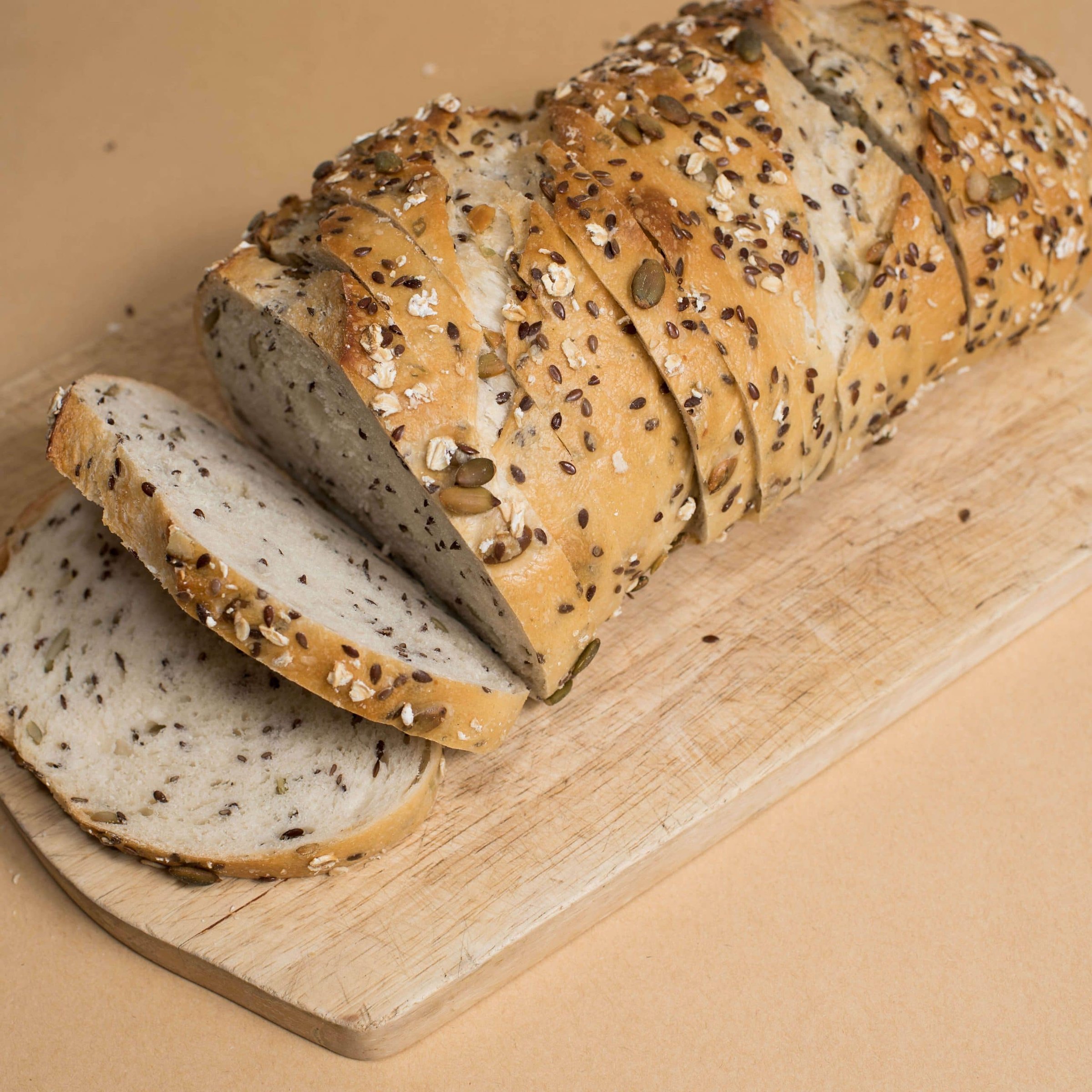 Multigrain sour vienna, sliced