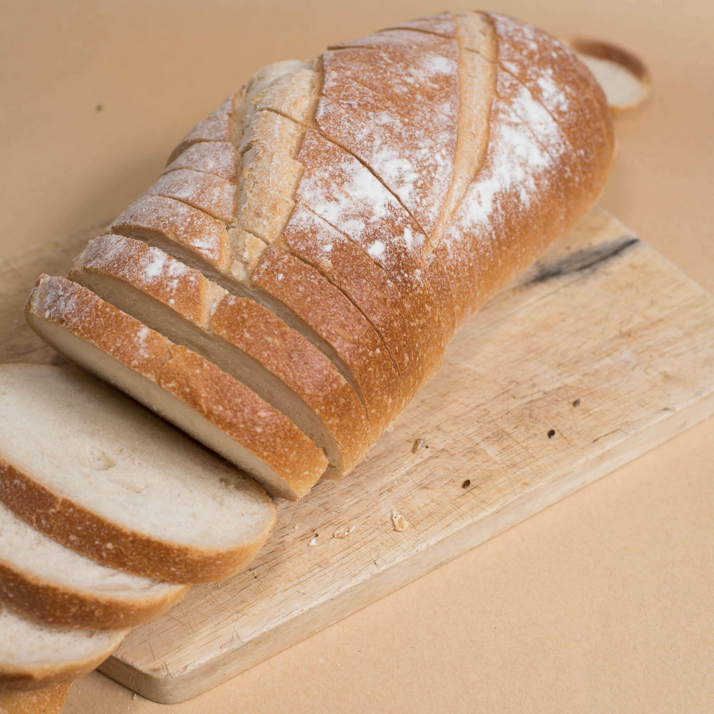 Sourdough vienna, sliced